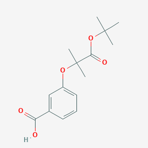 3-(1-tert-Butoxycarbonyl-1-methylethoxy)benzoic Acid