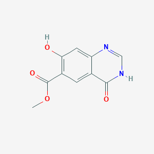 molecular formula C10H8N2O4 B8451155 Methyl 7-hydroxy-4-oxo-3,4-dihydroquinazoline-6-carboxylate 