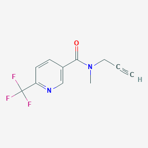 N-methyl-N-(prop-2-ynyl)-6-(trifluoromethyl)nicotinamide