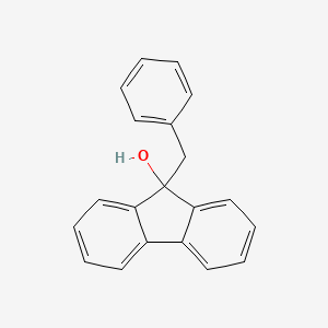 molecular formula C20H16O B8451519 9-Benzyl-9H-fluoren-9-OL CAS No. 36322-03-9