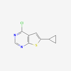 4-Chloro-6-cyclopropylthieno[2,3-d]pyrimidine