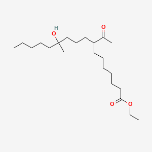 Ethyl 8-Acetyl-12-hydroxy-12-methylheptadecanoate