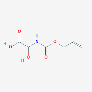 molecular formula C6H9NO5 B8451681 {[(Allyloxy)carbonyl]amino}(hydroxy)acetic acid 