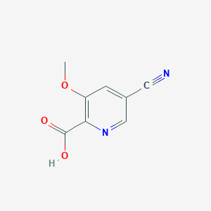 5-Cyano-3-methoxypicolinic acid