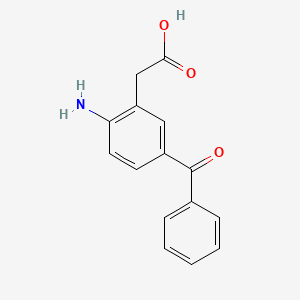 (2-Amino-5-benzoylphenyl)acetic acid