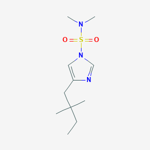 4-(2,2-dimethylbutyl)-N,N-dimethyl-1H-imidazole-1-sulfonamide