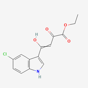 Ethyl 4-(5-chloro-1H-indol-3-yl)-4-hydroxy-2-oxobut-3-enoate