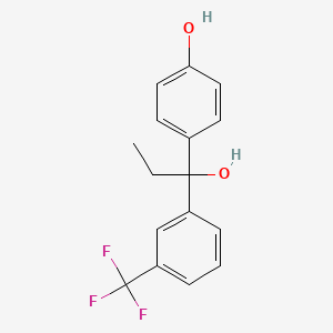3-Trifluoromethyl-4'-hydroxy-alpha-ethylbenzhydrol