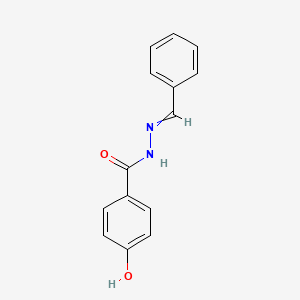 4-Hydroxy-benzoic acid benzylidene-hydrazide