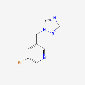 3-Bromo-5-[1,2,4]triazol-1-ylmethyl-pyridine