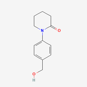 1-(4-Hydroxymethyl-phenyl)-piperidin-2-one