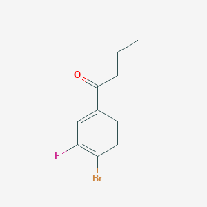 1-(4-Bromo-3-fluorophenyl)-1-butanone
