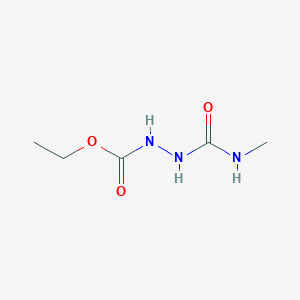 molecular formula C5H11N3O3 B084519 ethyl N-(methylcarbamoylamino)carbamate CAS No. 13482-66-1