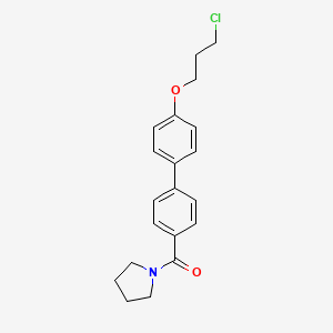 [4'-(3-Chloropropoxy)[1,1'-biphenyl]-4-yl](pyrrolidin-1-yl)methanone