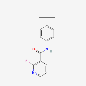 molecular formula C16H17FN2O B8451938 n-(4-Tert-butylphenyl)-2-fluoronicotinamide 