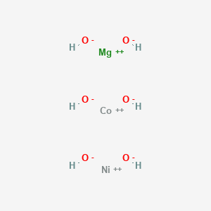 molecular formula CoH6MgNiO6 B8451959 Nickel cobalt magnesium hydroxide CAS No. 205764-36-9