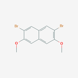 molecular formula C12H10Br2O2 B008452 2,7-Dibromo-3,6-dimethoxynaphthalene CAS No. 105404-89-5