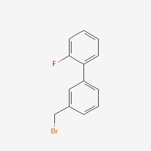 B8452037 3'-(Bromomethyl)-2-fluoro-1,1'-biphenyl CAS No. 76350-78-2