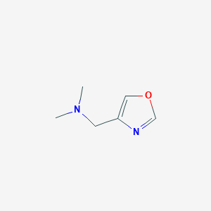 molecular formula C6H10N2O B8452046 Dimethyl-oxazol-4-ylmethyl-amine 