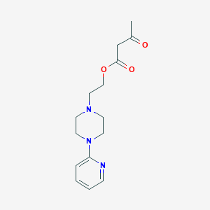 2-[4-(Pyridin-2-yl)piperazin-1-yl]ethyl 3-oxobutanoate