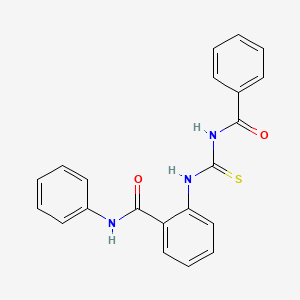 2-[[(benzoylamino)thioxomethyl]amino]-N-phenylbenzamide