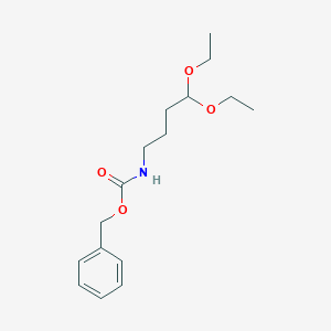 molecular formula C16H25NO4 B8452371 Benzyl N-(4,4-diethoxybutyl)carbamate 