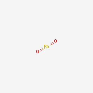 molecular formula O2Rh B084525 Rhodium oxide (RhO2) CAS No. 12137-27-8