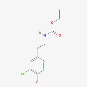 [2-(3-Chloro-4-fluoro-phenyl)-ethyl]-carbamic acid ethyl ester