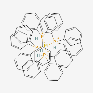 molecular formula C72H64P4Pt+4 B8452626 Tetrakis(triphenylphosphine)platinum(0) 