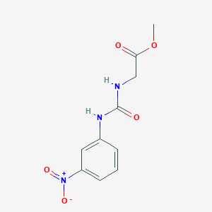 [[(3-Nitrophenyl)amino]carbonyl]aminoacetic acid methyl ester