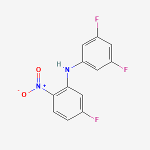 N-(3,5-difluorophenyl)-5-fluoro-2-nitroaniline