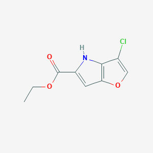 ethyl 3-chloro-4H-furo[3,2-b]pyrrole-5-carboxylate