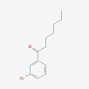 1-Bromo-3-heptanoyl benzene