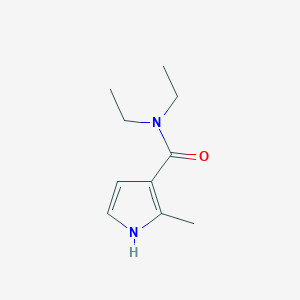 molecular formula C10H16N2O B8452830 2-Methylpyrrole-3-carboxylic acid diethylamide 
