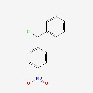 molecular formula C13H10ClNO2 B8452835 1-[Chloro(phenyl)methyl]-4-nitrobenzene CAS No. 7515-72-2