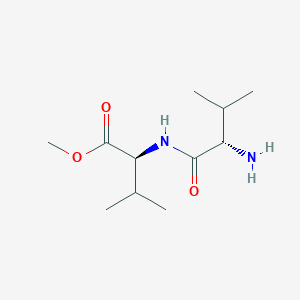 molecular formula C11H22N2O3 B8452905 L-valyl L-valine methyl ester 