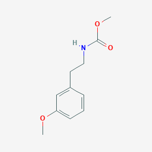 molecular formula C11H15NO3 B8452925 methyl N-[2-(3-methoxyphenyl)ethyl]carbamate CAS No. 110192-21-7