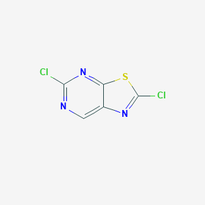 molecular formula C5HCl2N3S B084530 Thiazolo[5,4-d]pyrimidine, 2,5-dichloro- CAS No. 13479-89-5