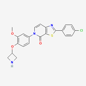 molecular formula C22H18ClN3O3S B8453138 LSN-2606297 