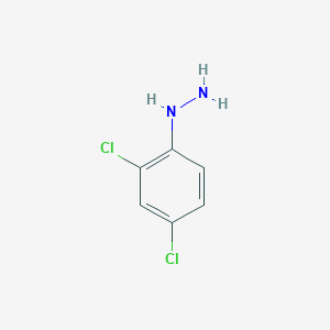 molecular formula C6H6Cl2N2 B084532 (2,4-Dichlorophenyl)hydrazine CAS No. 13123-92-7