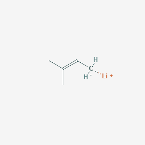 molecular formula C5H9Li B8453417 Lithium, (3-methyl-2-butenyl)- CAS No. 50585-10-9