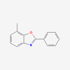 molecular formula C14H11NO B8453505 7-Methyl-2-phenyl-benzoxazole 