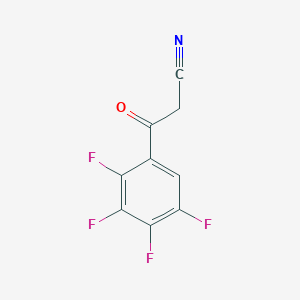 3-Oxo-3-(2,3,4,5-tetrafluorophenyl)propanenitrile