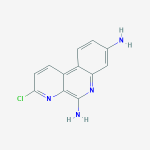 3-Chlorobenzo[f][1,7]naphthyridine-5,8-diamine