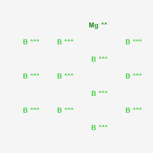 molecular formula B12Mg B084536 Magnesium dodecaboride CAS No. 12230-32-9