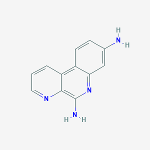 molecular formula C12H10N4 B8453699 Benzo[f][1,7]naphthyridine-5,8-diamine 