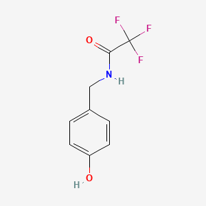 Acetamide, 2,2,2-trifluoro-N-[(4-hydroxyphenyl)methyl]-