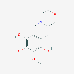 2,3-Dimethoxy-5-methyl-6-[(morpholin-4-yl)methyl]benzene-1,4-diol