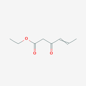molecular formula C8H12O3 B8453885 ethyl (4e)-3-oxohex-4-enoate 