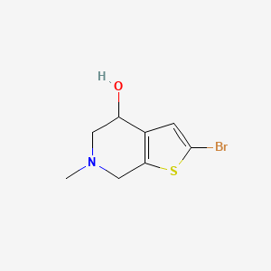 2-Bromo-6-methyl-4,5,6,7-tetrahydrothieno[2,3-c]pyridin-4-ol